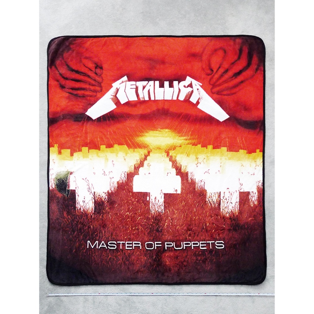 NEW METALLICA MASTER PUPPETS Fleece THROW BLANKET - Picture 1 of 4